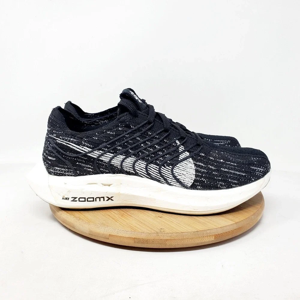 Nike‎ ZoomX Pegasus Turbo Next Nature Shoes Womens 7 Black Running Sneaker